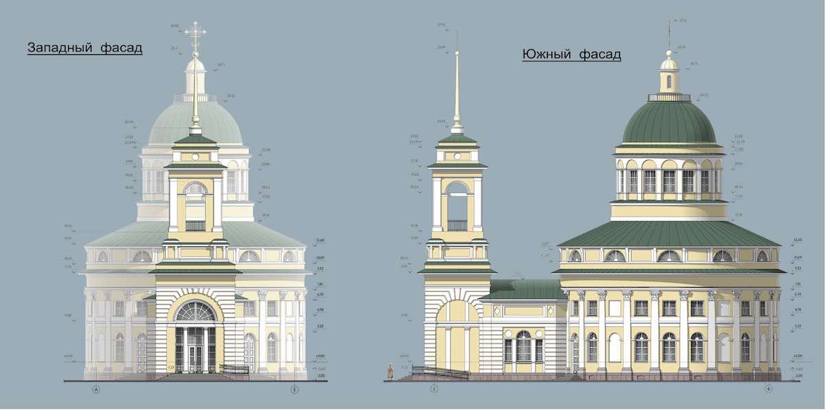 Покровский храм в Черепово. Эскизный проект