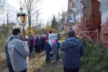 Праздничный молебен в Покровском храме села Черепово